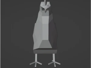Chicken low poly 3D Model