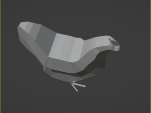 Chicken low poly 3D Модель