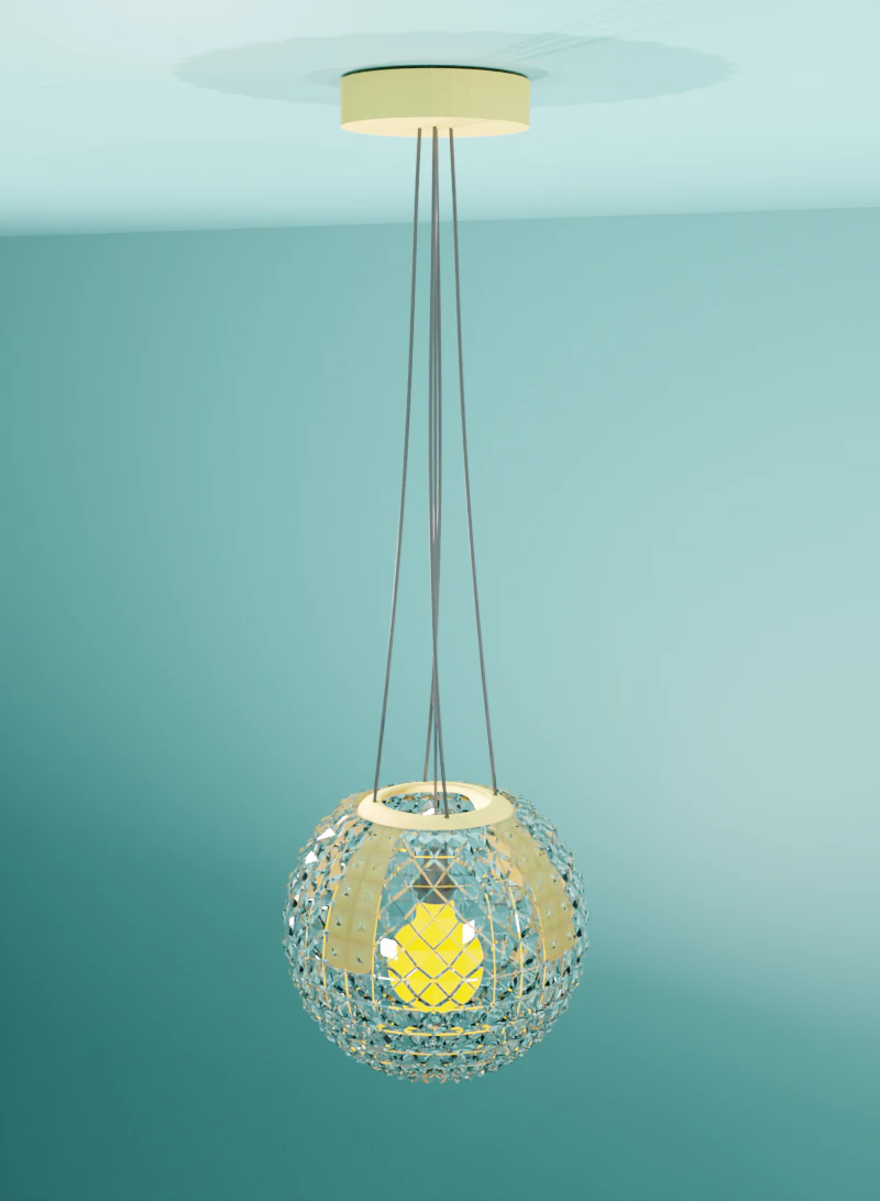 Chandelier 3D Model .c4d .max .obj .3ds .fbx .stl .blend 