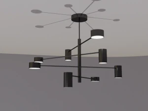 Deckenbeleuchtung 3D Modell