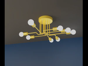 Deckenleuchte 3D Modell