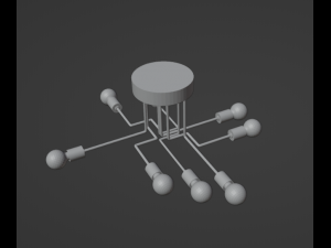 Ceiling light fixture Modelo 3D