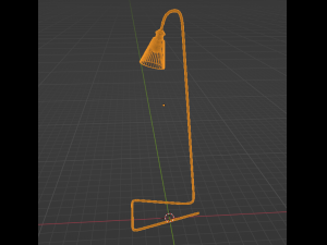 Indoor floor lamp 3D Model