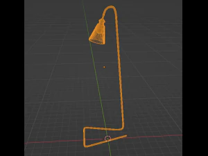 Indoor floor lamp 3D Model