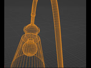 Indoor floor lamp 3D Model