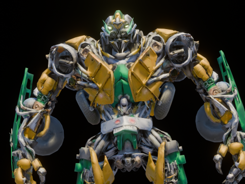 DRON KSI TRANSFORMERS 3D 模型
