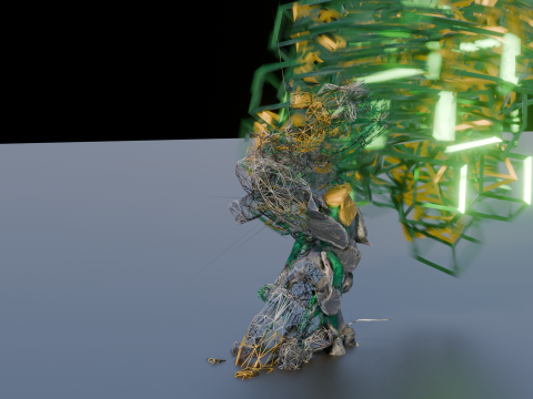 DRON KSI TRANSFORMERS 3D 模型