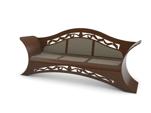 Plywood chair 3D Model