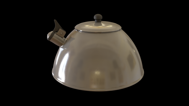 steel teapot 3D Model .c4d .max .obj .3ds .fbx .stl .blend 