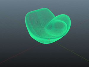 abstract sofa 3D 模型