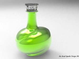 fusion flask Modelo 3D