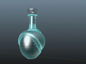 matraz de fusi&oacute;n Modelo 3D