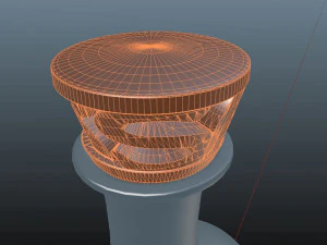 matraz de fusi&oacute;n Modelo 3D