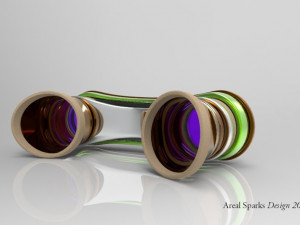 stylized vr goggles 3D 模型