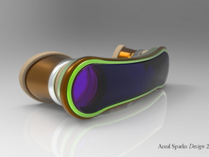 stylized vr goggles 3D 模型