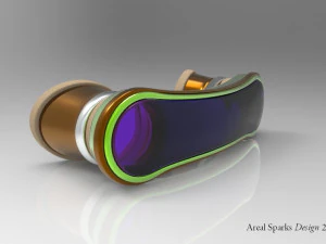 stylized vr goggles 3D Model