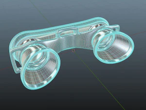 stylized vr goggles 3D Model