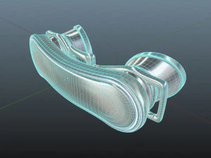 stylized vr goggles 3D Model