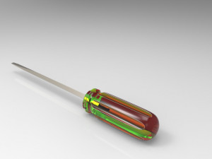 flat tip screwdriver Modello 3D