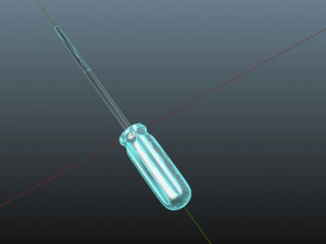 flat tip screwdriver 3D Model