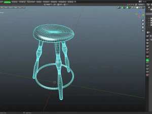 3 Leg stool 3D Model