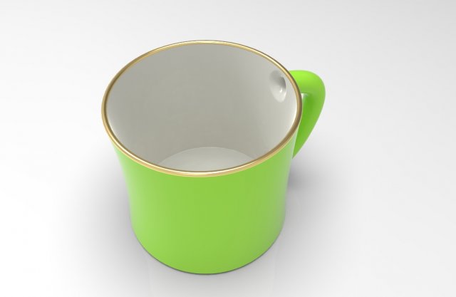 Tea mug 3D Model .c4d .max .obj .3ds .fbx .stl .blend 