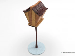 Casetta per uccelli di tipo cartone animato Modello 3D