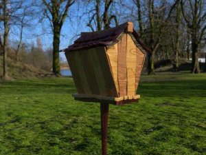 Casetta per uccelli di tipo cartone animato Modello 3D