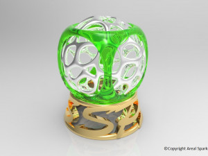 Ball cage in Cube 3D Print Model