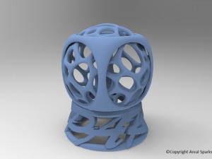 Ball cage in Cube 3D Print Model