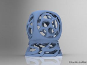 Ball cage in Cube 3D Print Model
