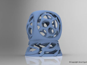Gabbia a sfere in Cubo Modello di stampa 3D