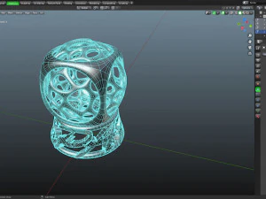 Gabbia a sfere in Cubo Modello di stampa 3D
