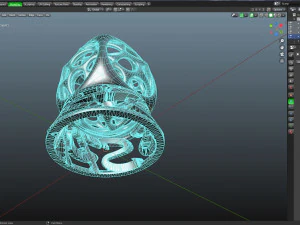 Gabbia a sfere in Cubo Modello di stampa 3D