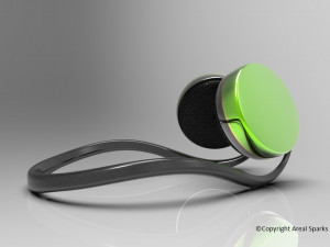 Bluetooth Headphone 3D Model