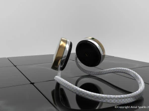 Bluetooth Headphone 3D Model