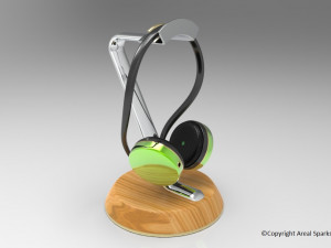 Bluetooth Headphone 3D Model
