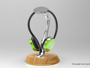 Bluetooth Headphone 3D Model