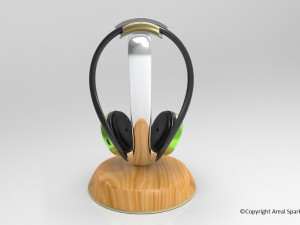 Bluetooth Headphone 3D Model
