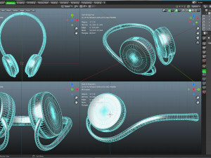Bluetooth Headphone 3D Model