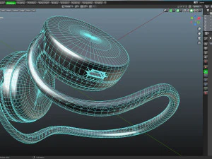 Bluetooth Headphone 3D Model