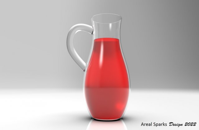 Wine Jar 3D Print Model .c4d .max .obj .3ds .fbx .stl .blend 