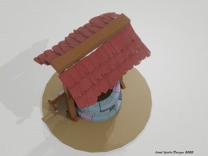 Toon Type Well 3D Модель