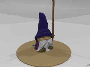 उद्यान जादूगर सूक्ति 3D मॉडल