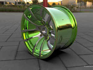 17 inch Concave Sport Rim 3D 모델