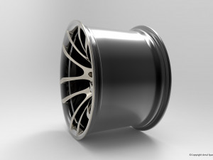 17 inch Concave Sport Rim 3D 모델