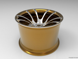 17 inch Concave Sport Rim 3D 모델