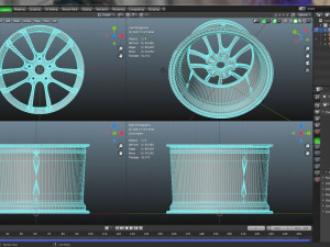 17 inch Concave Sport Rim 3D 모델