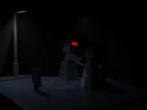 Blocks in Character 3D Model