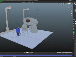 Blocks in Character 3D Model